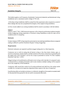 B-2-132 Insulation Integrity