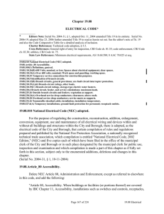 19.08.010 National Electrical Code