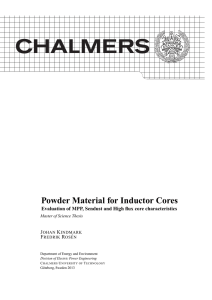 Powder Material for Inductor Cores