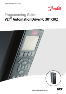 Programming Guide VLT AutomationDrive FC 301