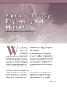 Science, Technology, Engineering, and Mathematics