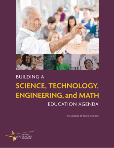Building a SCiEnCE, TEChnOlOgy, EnginEEring and MaTh