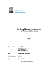 Review of Series Compensation for Transmission Lines
