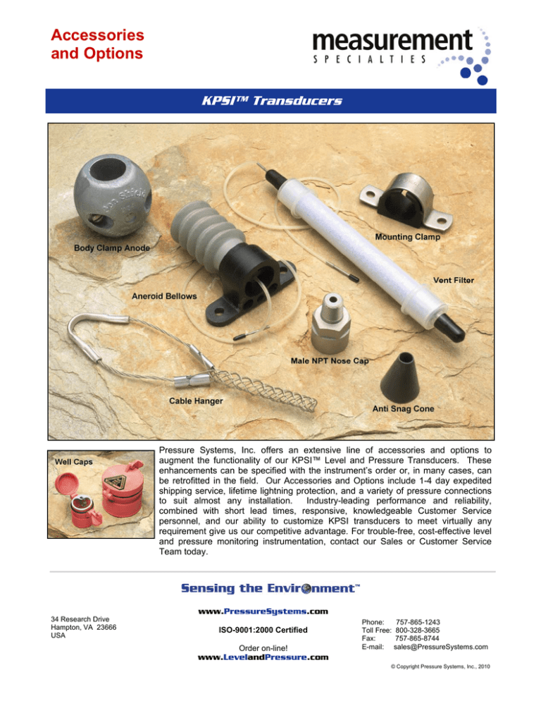 KPSI Accessories and Options