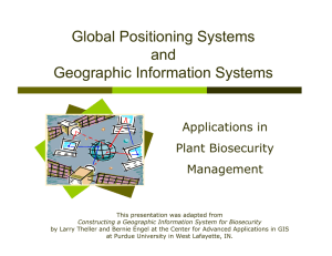 Global Positioning Systems and Geographic Information Systems