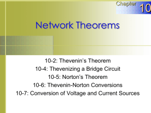 Thevenin`s Theorem