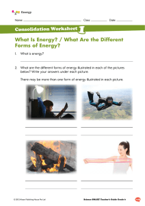 What Is Energy? / What Are the Different Forms of Energy?