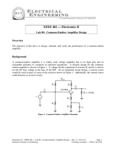 EEEE 482 — Electronics II