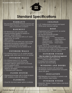 Standard Specifications