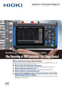 MEMORY HiCORDER MR8870