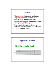 Scales Types of Scales Civil Engineering Scale