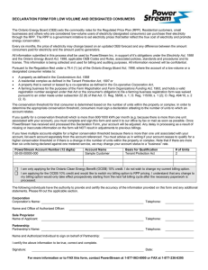Declaration Form for Low Volumen and Designated