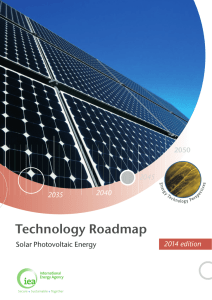 Technology Roadmap Solar Photovoltaic Energy