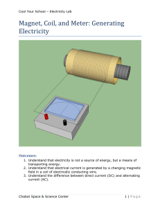 Magnet, Coil, and Meter: Generating Electricity