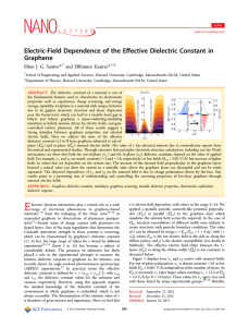 Electric-Field Dependence of the Effective Dielectric Constant in