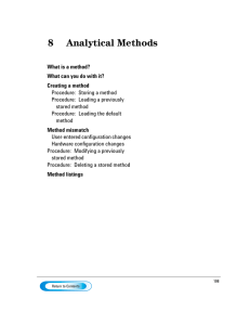 Analytical Methods