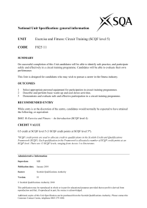 national unit specification: general information