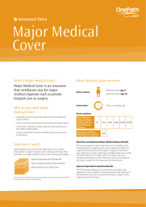 Major Medical Cover