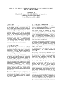 role of the model user in results obtained from simulation