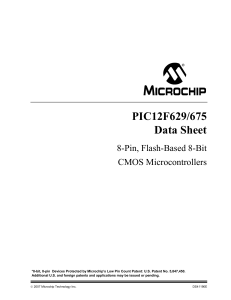 PIC12F629/675 Data Sheet