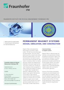 PERMANENT MAGNET SYSTEMS