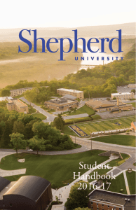 Student Handbook - Shepherd University