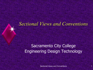Sectional Views and Conventions