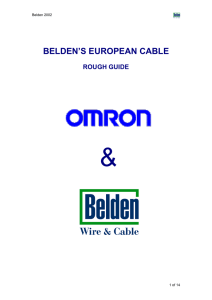 belden`s european cable