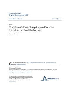 The Effect of Voltage Ramp Rate on Dielectric Breakdown of Thin