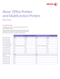 Xerox® Office Printers and Multifunction Printers