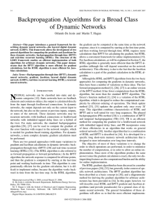 Backpropagation Algorithms for a Broad Class of Dynamic Networks