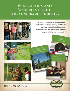 Publications, and Resources for the Shooting Range Industry