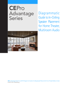 Diagrammatic Guide to In-Ceiling Speaker
