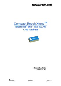 AN048 -- 2.4GHz Chip Antenna (Rev. B