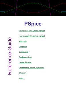 PSpice Reference Guide