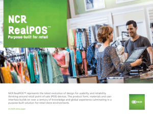 NCR RealPOS™ Purpose-built for retail whitepaper