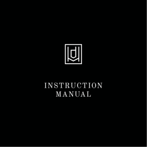 INSTRUCTION MANUAL