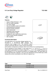 TLE4262GM Data Sheet (241 KB, EN)