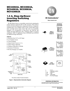 MC34063A - Step-Up/Down/Inverting Switching Regulators