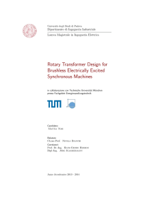 Rotary Transformer Design for Brushless Electrically Excited