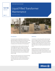 Liquid Filled Transformer Maintenance