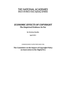 economic effects of copyright