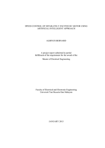 SPEED CONTROL OF SEPARATELY EXCITED DC MOTOR USING