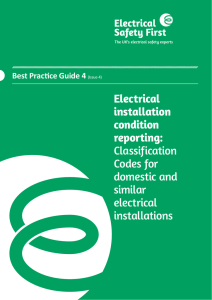 Best Practice Guide 4 - Electrical installation condition reporting