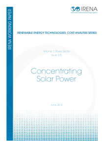 Concentrating Solar Power - The International Renewable Energy