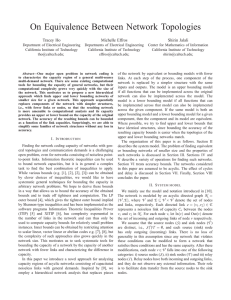 On Equivalence Between Network Topologies