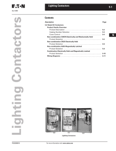 Lighting Contactors - Allied Electronics