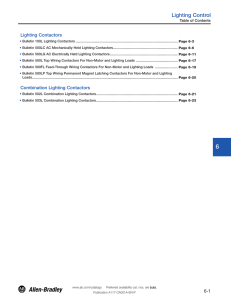 Lighting Control - A117 North American IC Catalog