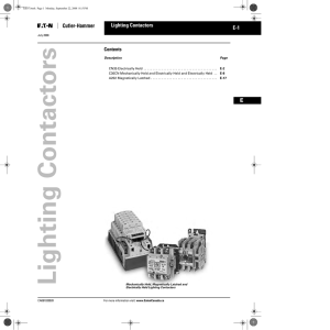 Lighting Contactors