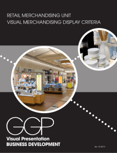 Retail Merchandising Unit Visual Merchandising Display Criteria